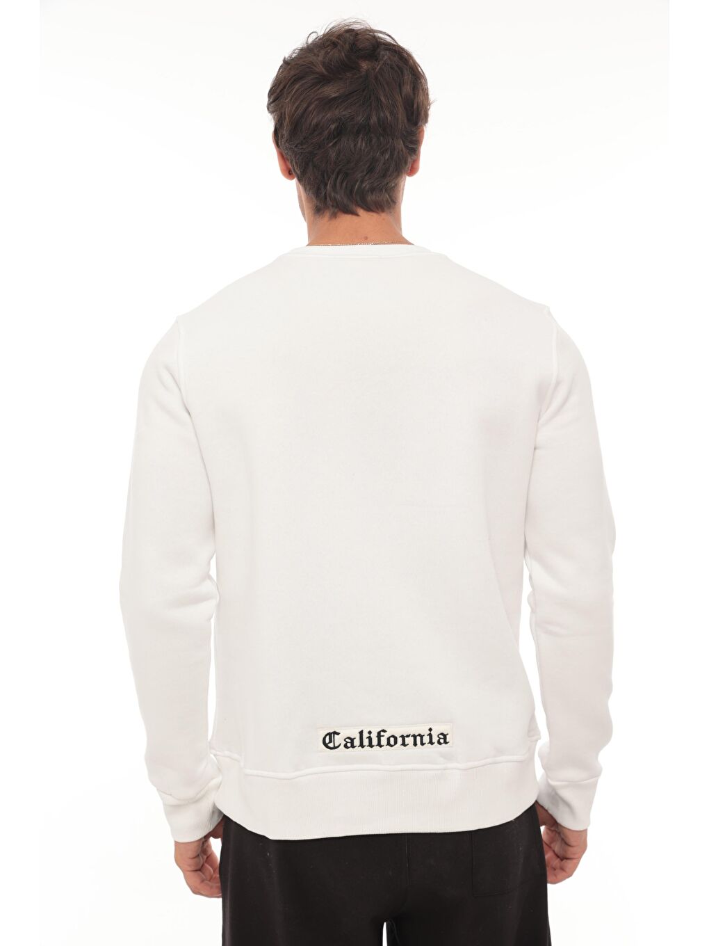 Miron Beyaz Los Angeles Sweatshirt Regular Fit-Beyaz - 2