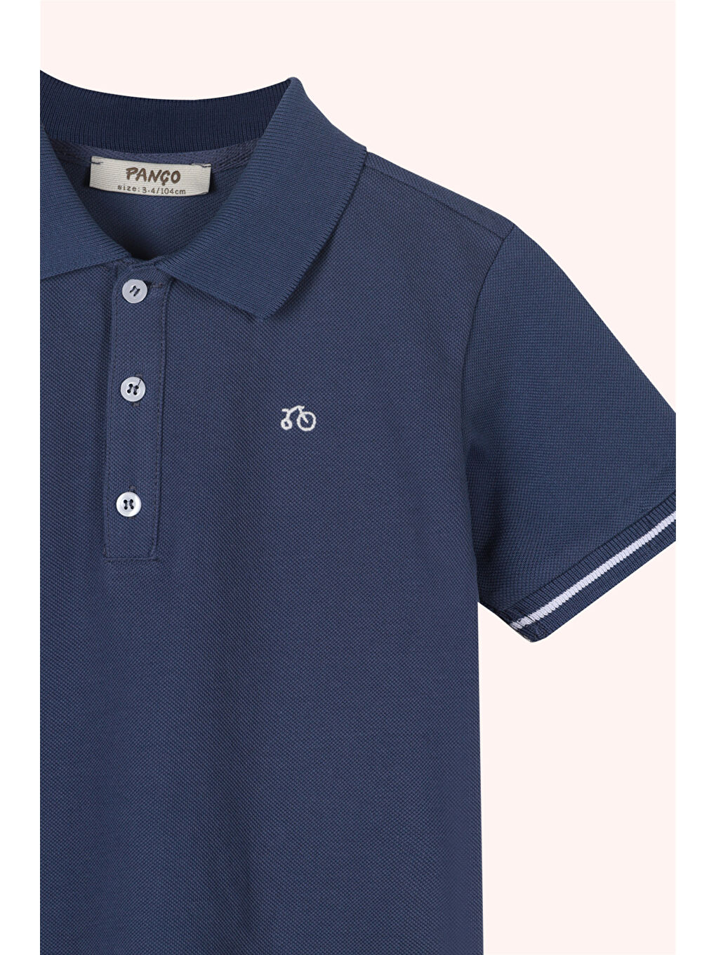 Erkek Bebek Lacivert Polo Yaka Tişört-2