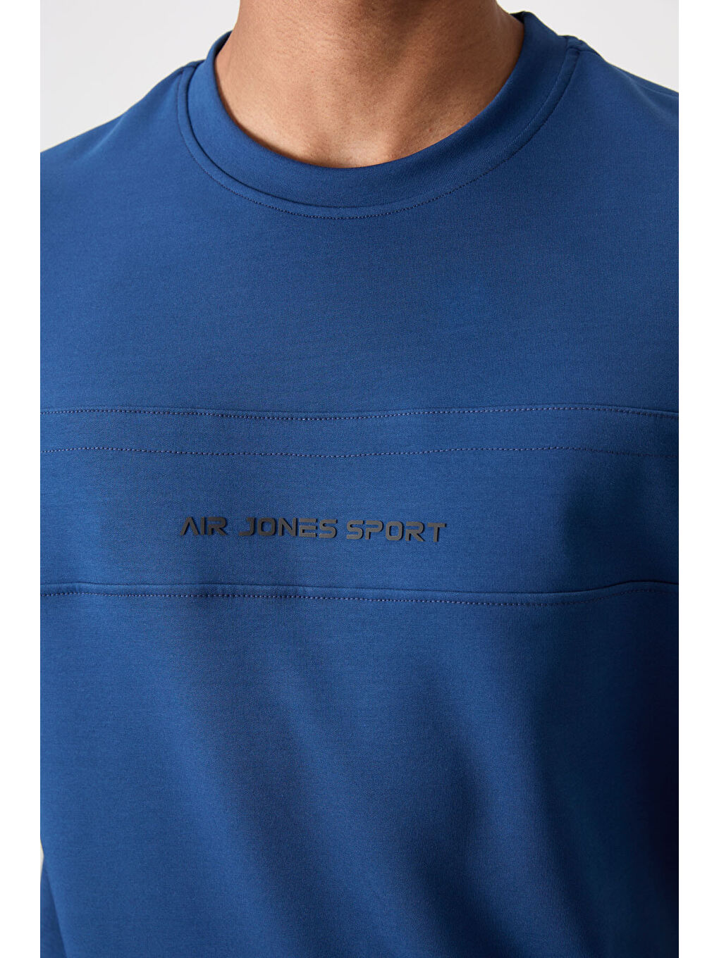 Mavi Parlament Pamuklu Kalın Yumuşak Dokulu Comfort Fit Baskılı Erkek Eşofman Takım - 85253-4