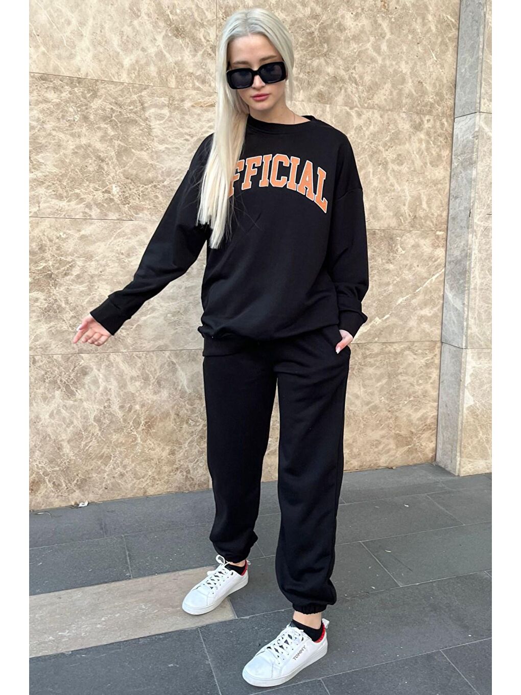 Siyah Eşofman Takım MG944-1