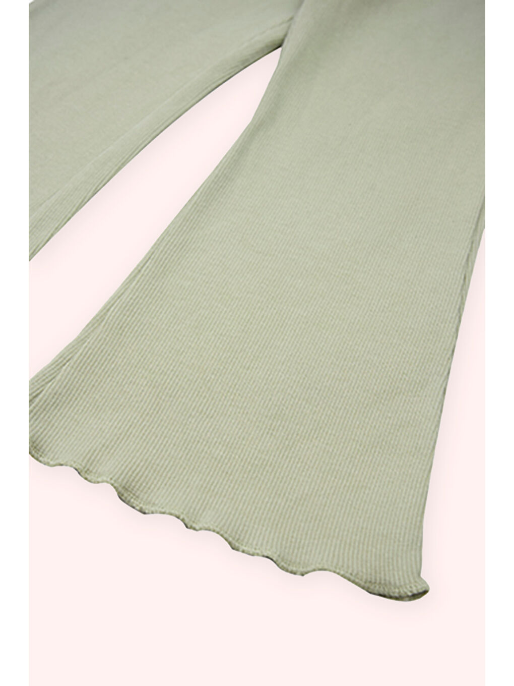 Kız Bebek Bol Paça Haki Tayt-1