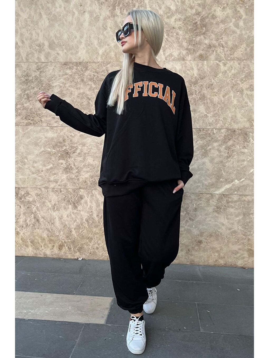 Siyah Eşofman Takım MG944-2