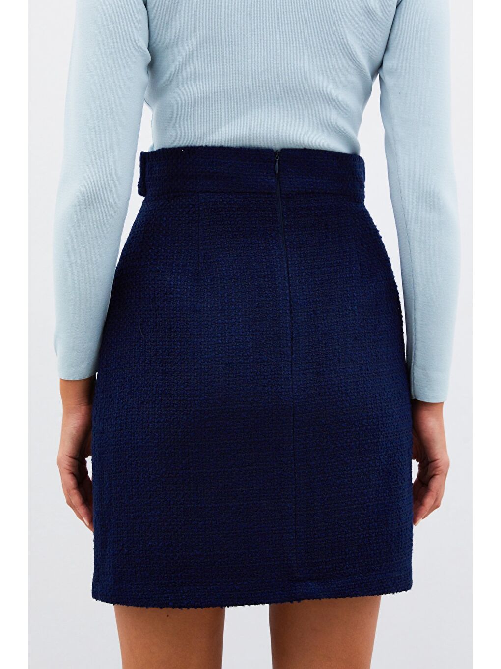 Mini Boy Tüvit Etek - Lacivert-7