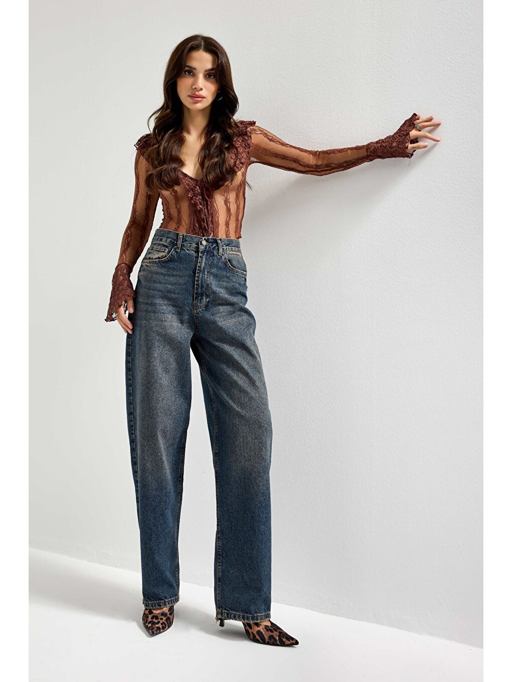 Mavi Kadın T.Kot Rengi Cindy 2w48 Skater Fir Bol Kesim Denim-3