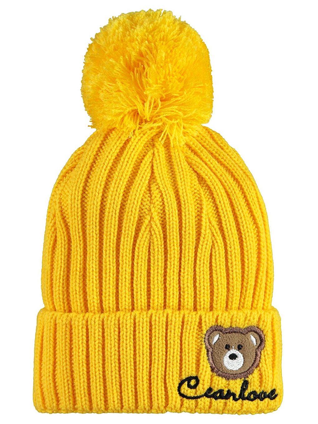 Baby Bear Bebek Erkek Bere - Sarı Standart