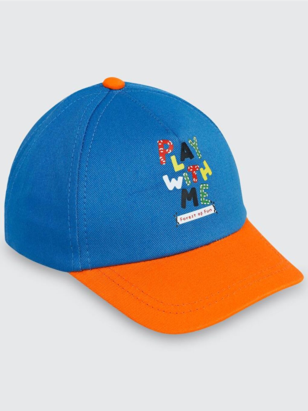 İndigo Baby 0-24 Ay Bebek Kep Şapka - Mavi-1