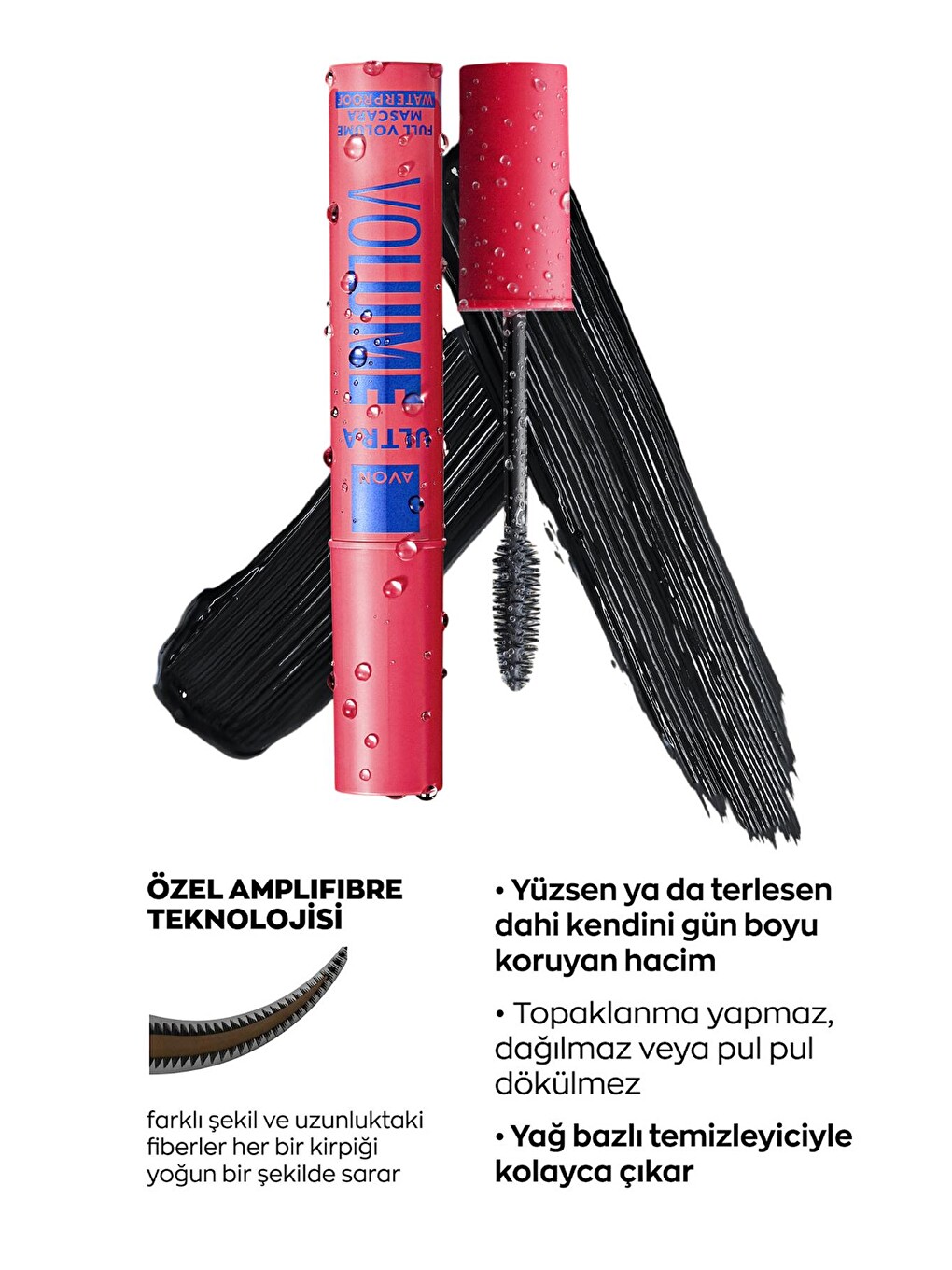 Ultra Volume Suya Dayanıklı Maskara Blackest Black 2'li Set-4