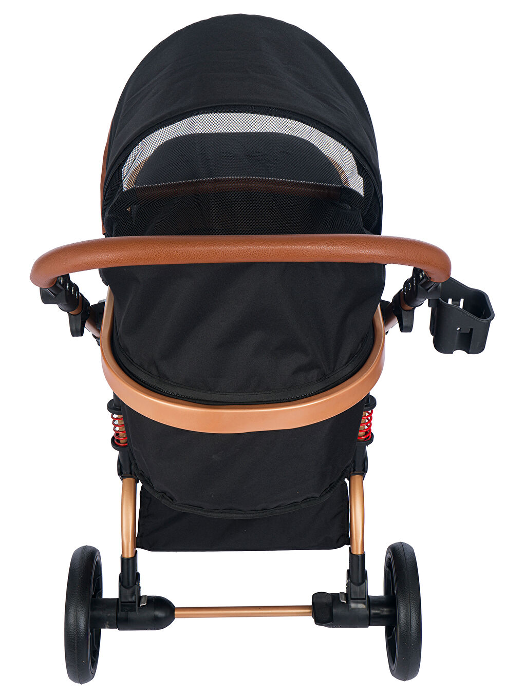 Truva Travel Sistem Bebek Arabası Gold Siyah-4