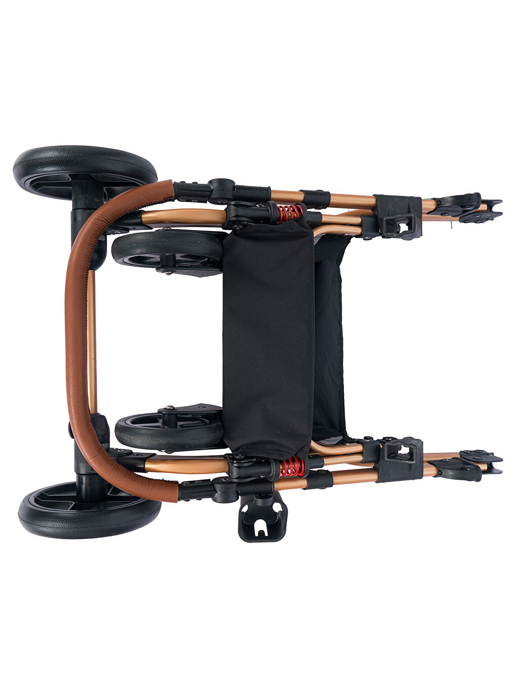 Truva Travel Sistem Bebek Arabası Gold Siyah-7