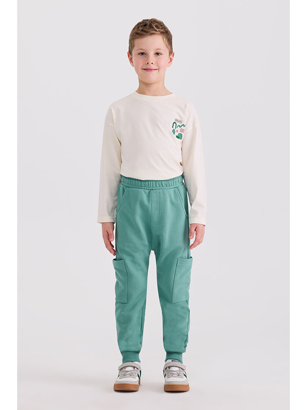 Erkek Çocuk Yeşil Eşofman Altı