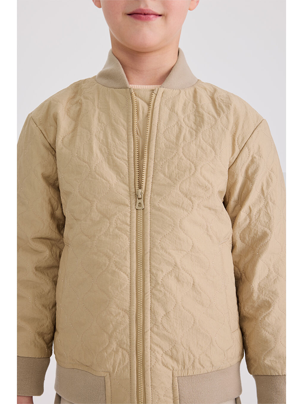 Erkek Çocuk Bej Mont-1