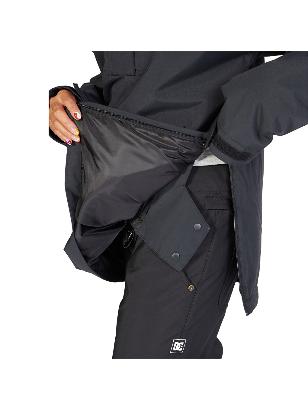Savvy Anorak Kadın Siyah Snowboard Ceketi-2