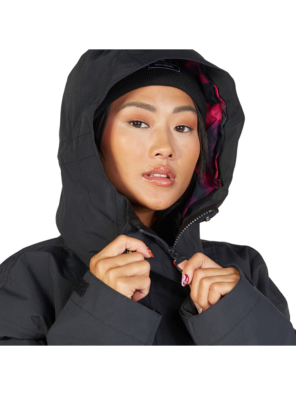 Savvy Anorak Kadın Siyah Snowboard Ceketi-4