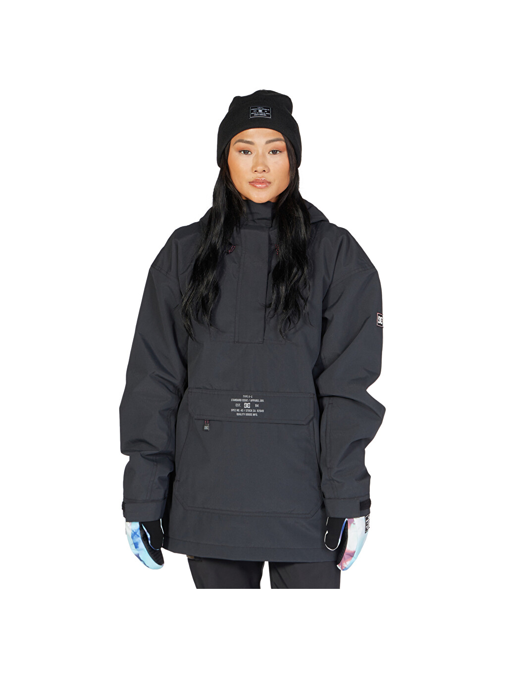 Savvy Anorak Kadın Siyah Snowboard Ceketi-9