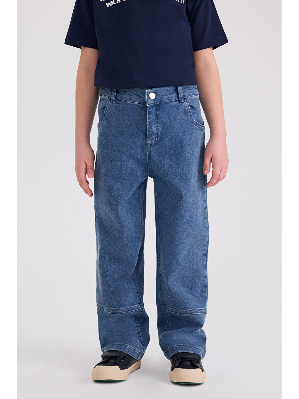 Erkek Çocuk İndigo Pantolon-4