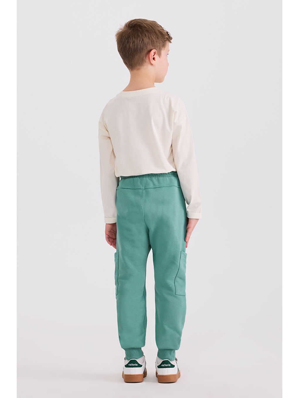 Erkek Çocuk Yeşil Eşofman Altı-6