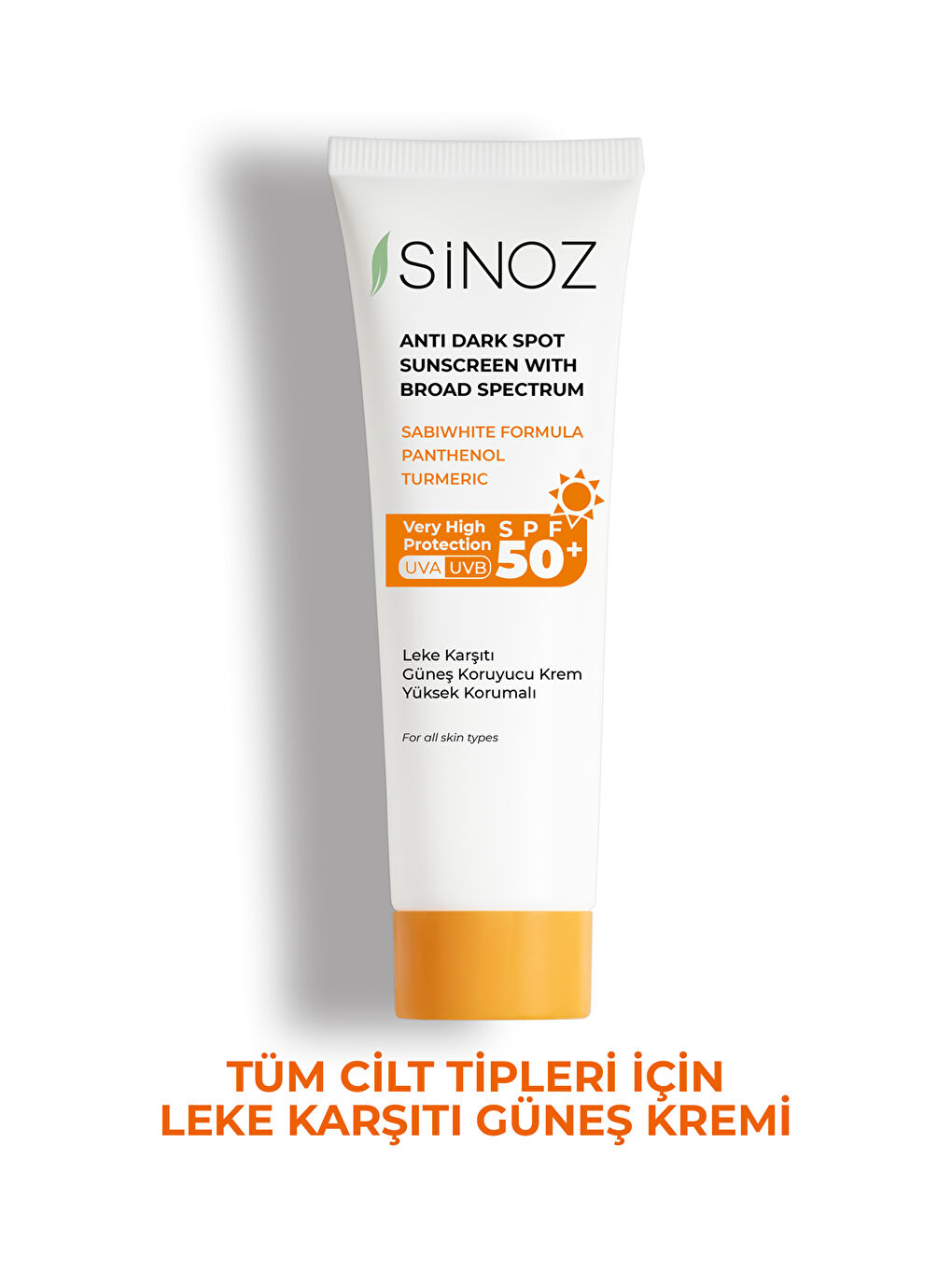 Spf 50 Leke Karşıtı Yüksek Koruyucu Yüz Güneş Kremi 50 ml Normal Ve Kuru Ciltler İçin