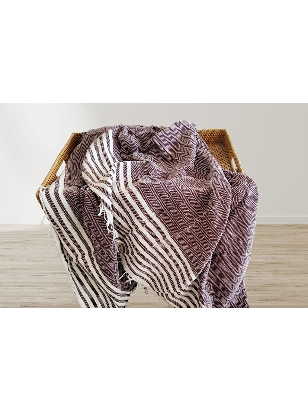 Summer Line Çok Amaçlı Örtü Pike Koltuk Örtüsü 170x220 Bordo-2