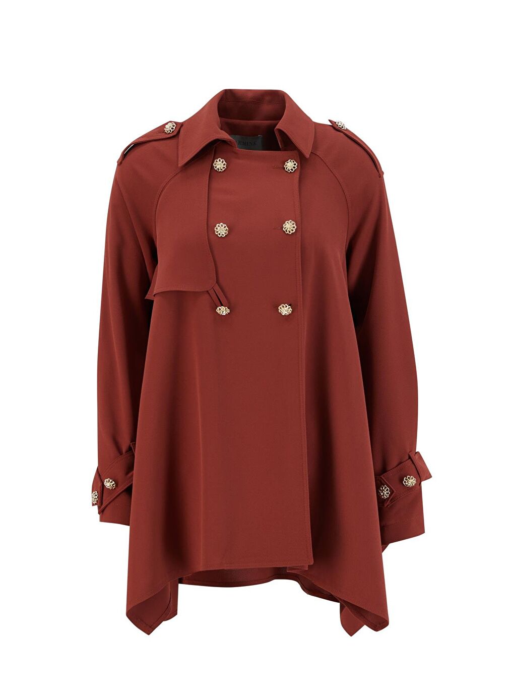 Ceketli Kadın Takım 25Y6004 Koyu Kırmızı-5