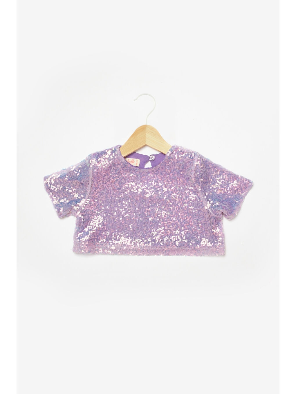 Lila  Üzeri Pul Detaylı Tül Etekli İkili Takım - Freya-4