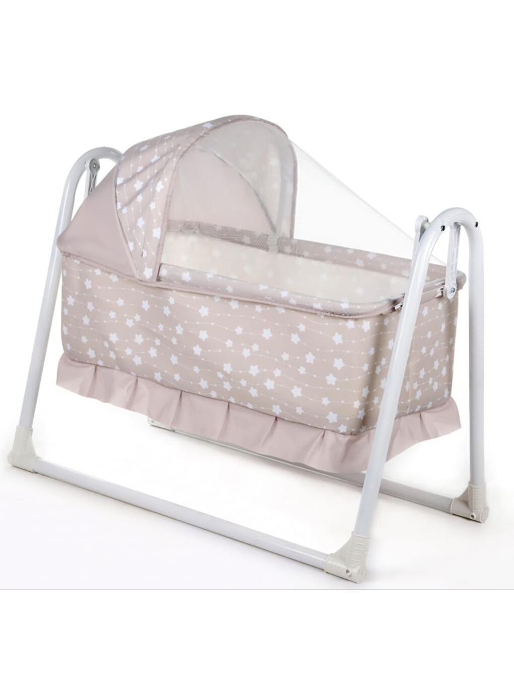 Yuvam Lüx Sepet Beşik Portatif Bebek Beşiği Sallanır Beşik