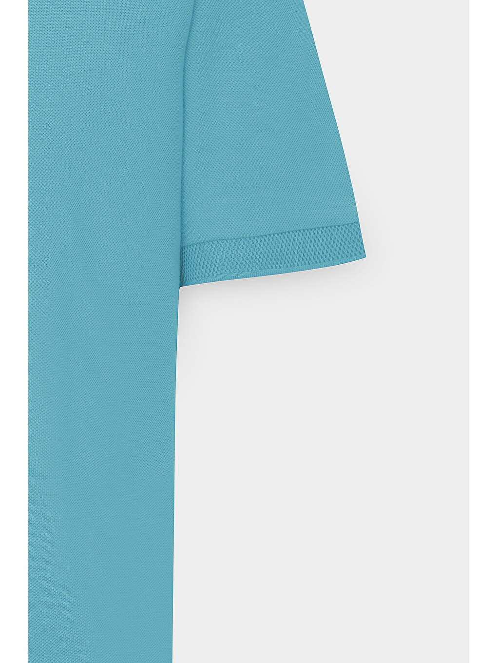 Erkek Petrol Slim Fit Dar Kesim Polo Yaka %100 Pamuk Kısa Kollu Tişört-11