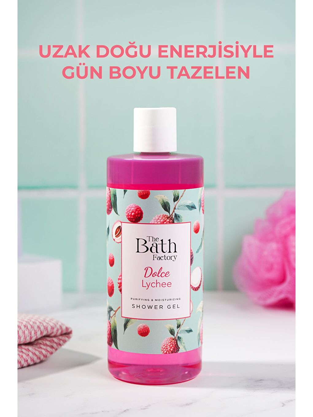 The Bath Factory Nemlendirici Ve Besleyici Liçi Aromalı Duş Jeli 400 ml - 1