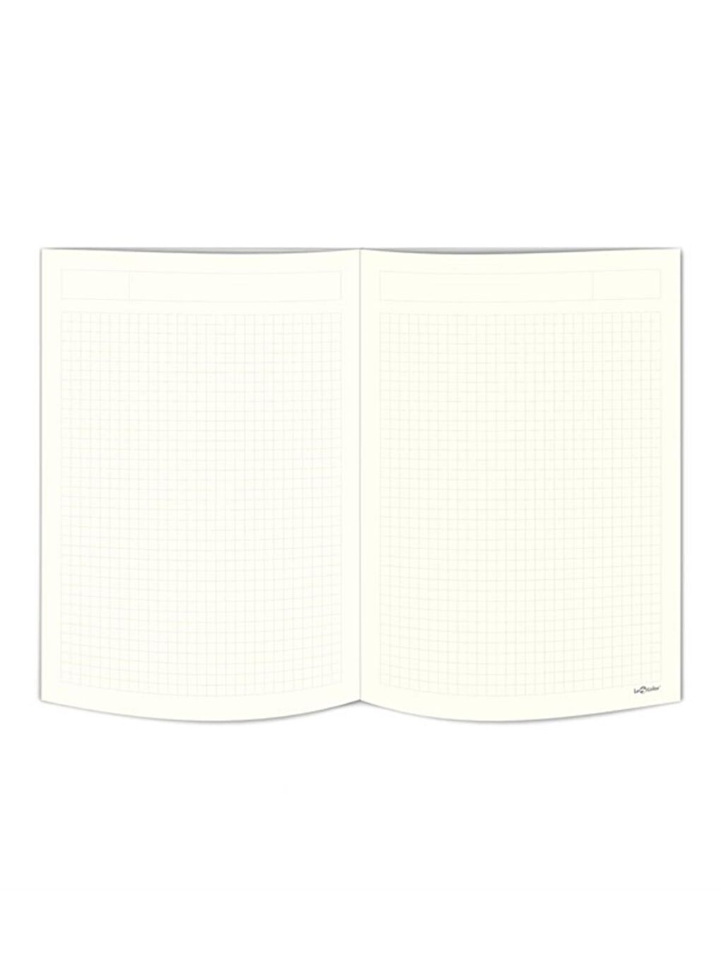 Minimal Defter Kareli Bordo 17x24cm-3