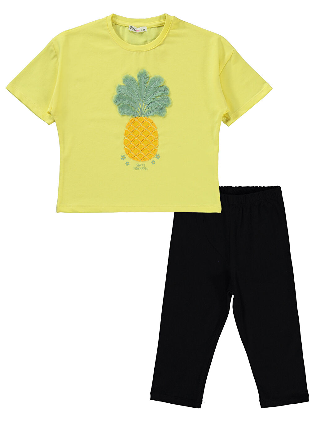 Girls Kız Çocuk Takım 6-9 Yaş Sarı