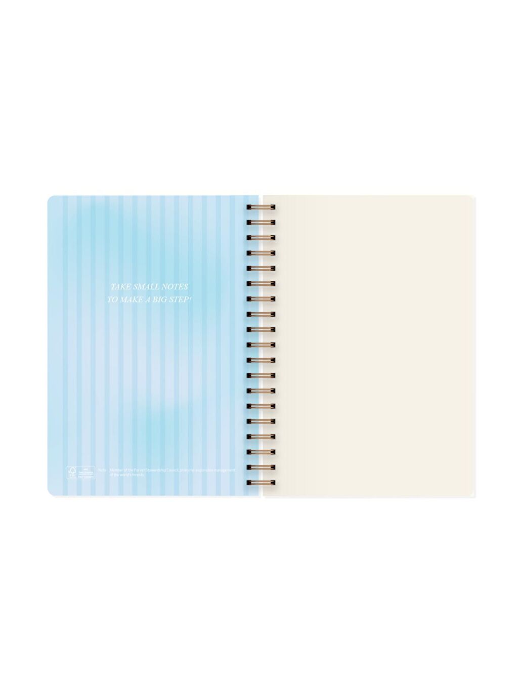 Utopia Spiralli Defter Düz Pelikan 17x24 cm-1