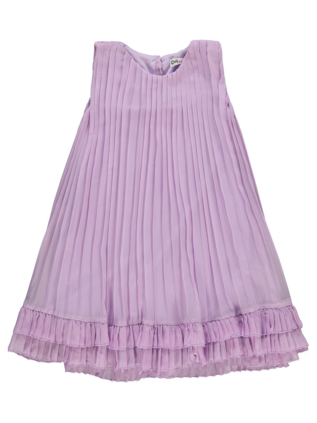 Mor Girls Kız Çocuk Elbise 6-9 Yaş Nazik Lavanta