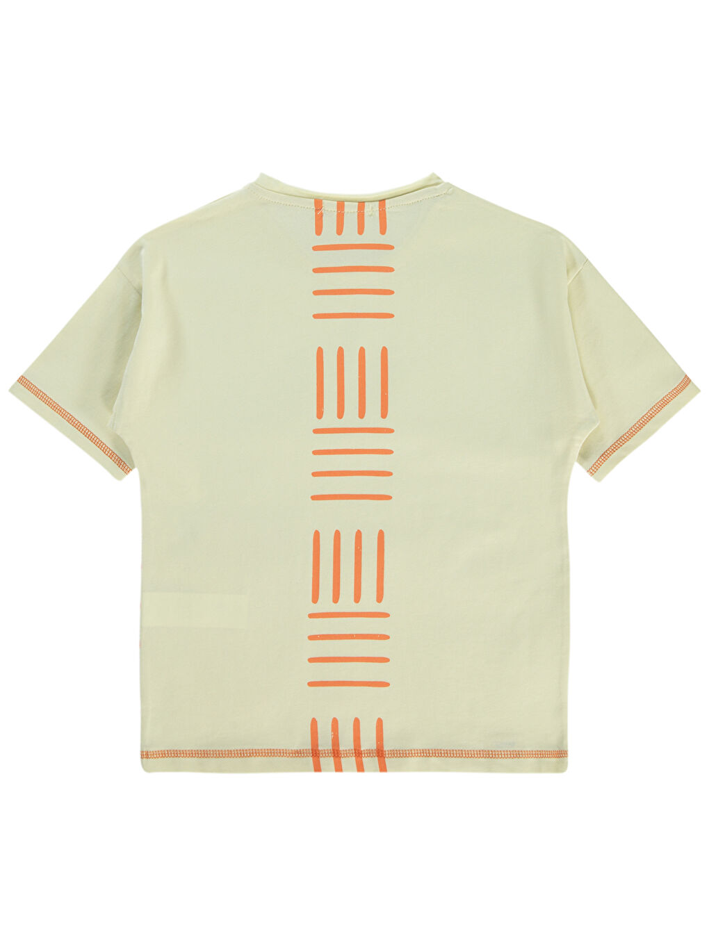 Boys Erkek Çocuk Tişört 6-9 Yaş Ekru-1