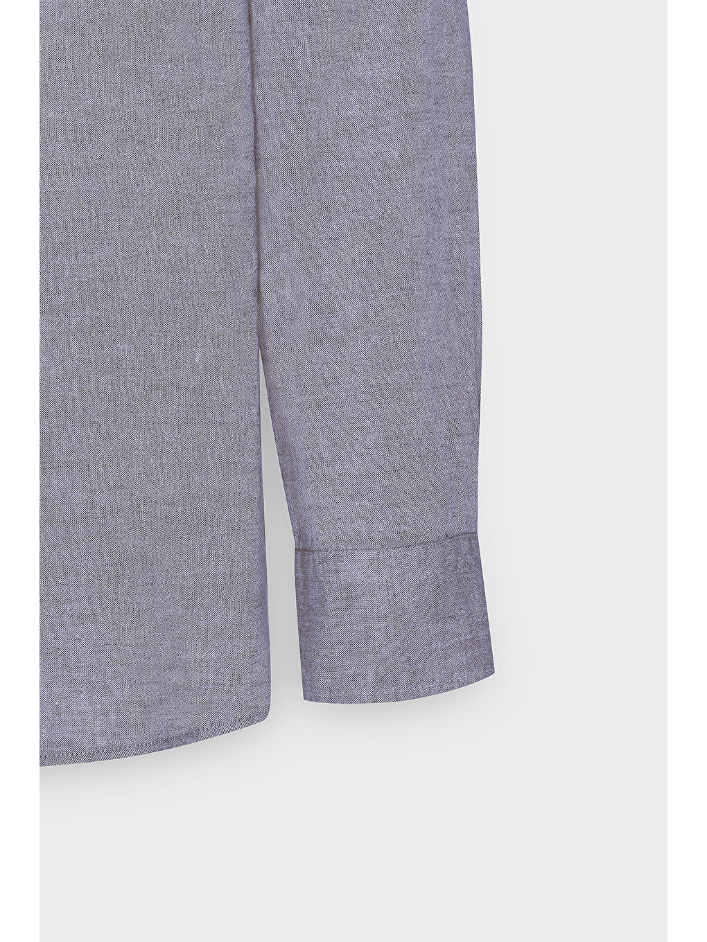 Erkek Lacivert Comfort Fit Rahat Kesim Düğmeli Yaka Casual Keten Gömlek-8