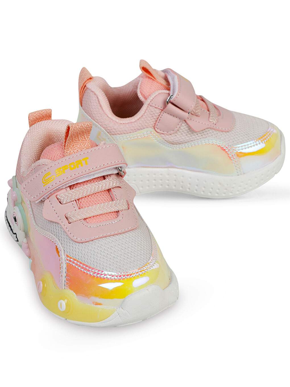 Pembe Sport Kız Çocuk Spor Ayakkabı 21-25 Numara Pudra-1