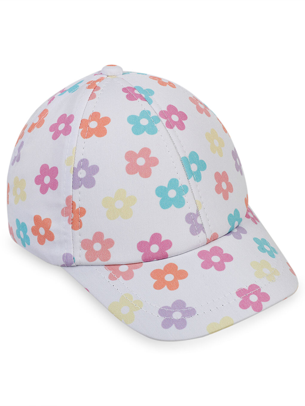 Girls Kız Çocuk Kep Şapka 2-5 Yaş Beyaz