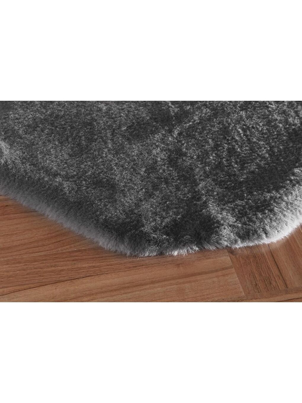 Kürk Post Halı 70x100 Antrasit-1
