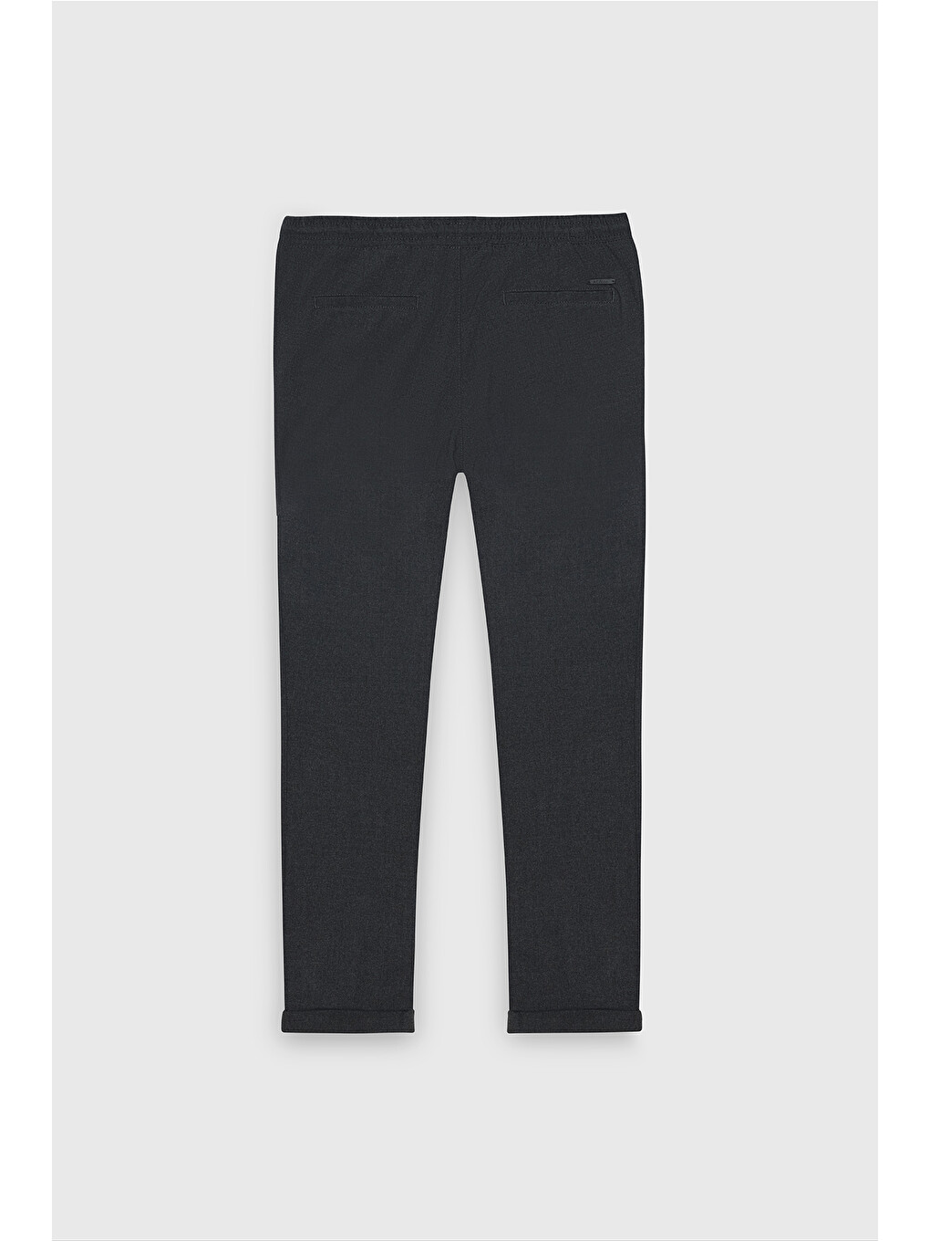 Erkek Antrasit Slim Fit Rahat Kesim Beli Bağlamalı Yan Cepli Jogger Pantolon-11