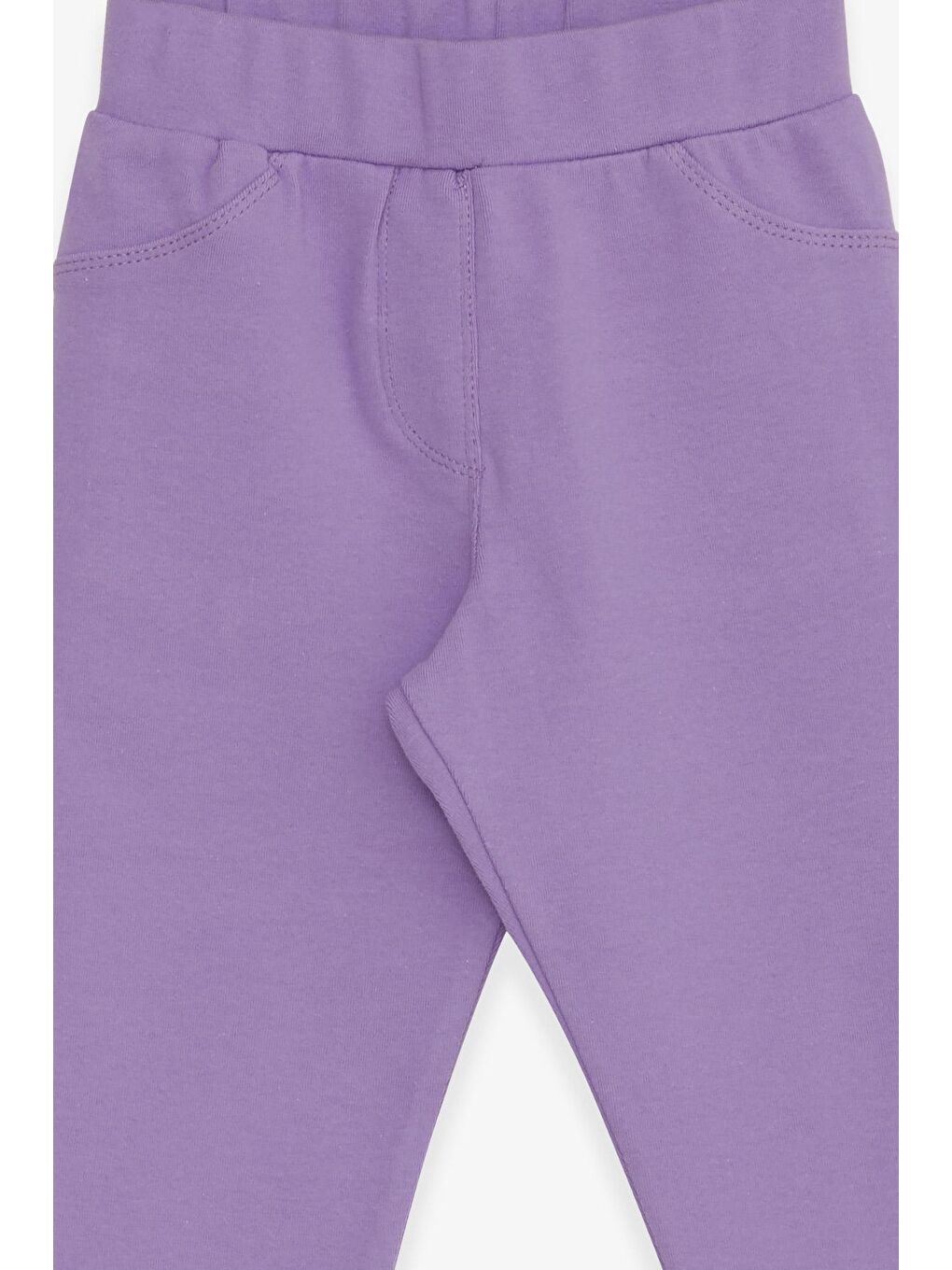 Kız Çocuk Tayt Pantolon Arkası Cepli Lila (2-5 Yaş)-2