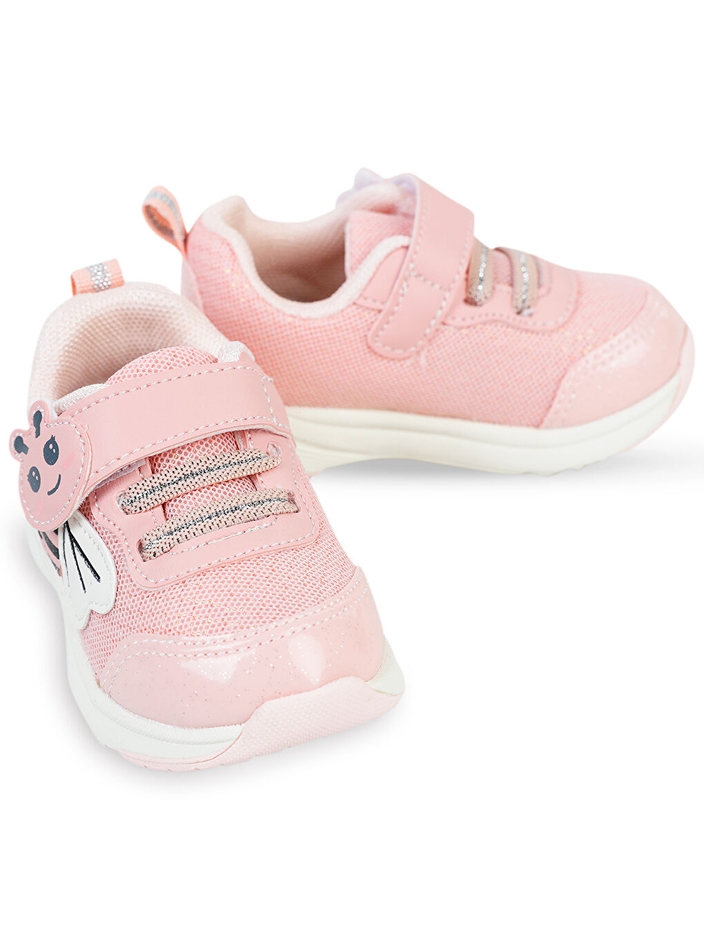 Pembe Baby Kız Bebek İlkadım Ayakkabı 19-21 Numara Pudra-1