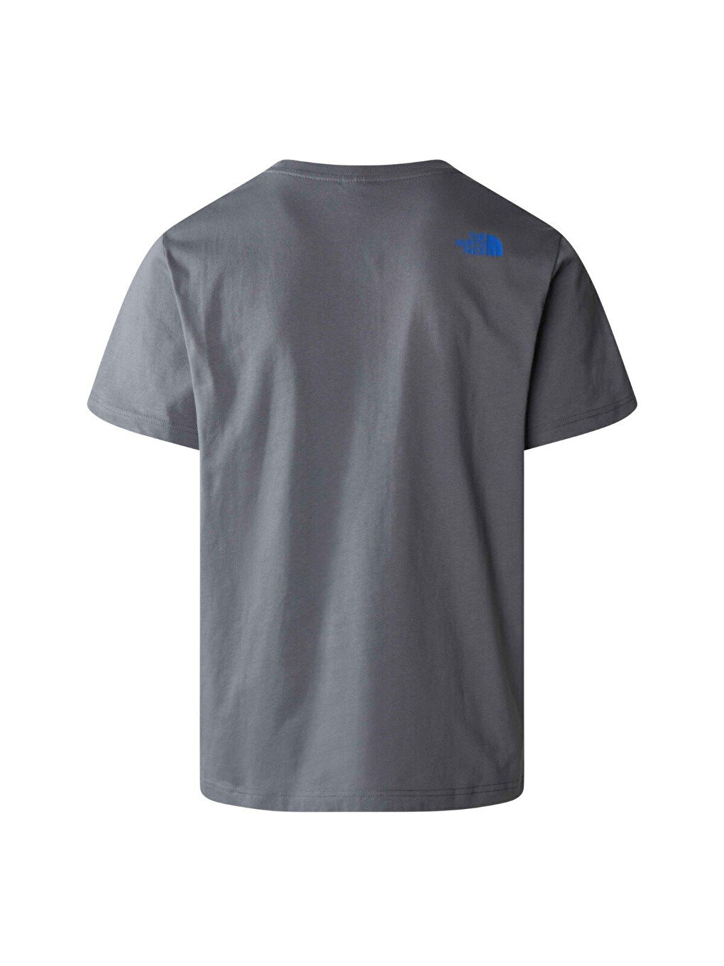 Fine Erkek Gri Yuvarlak Yaka Tişört-4