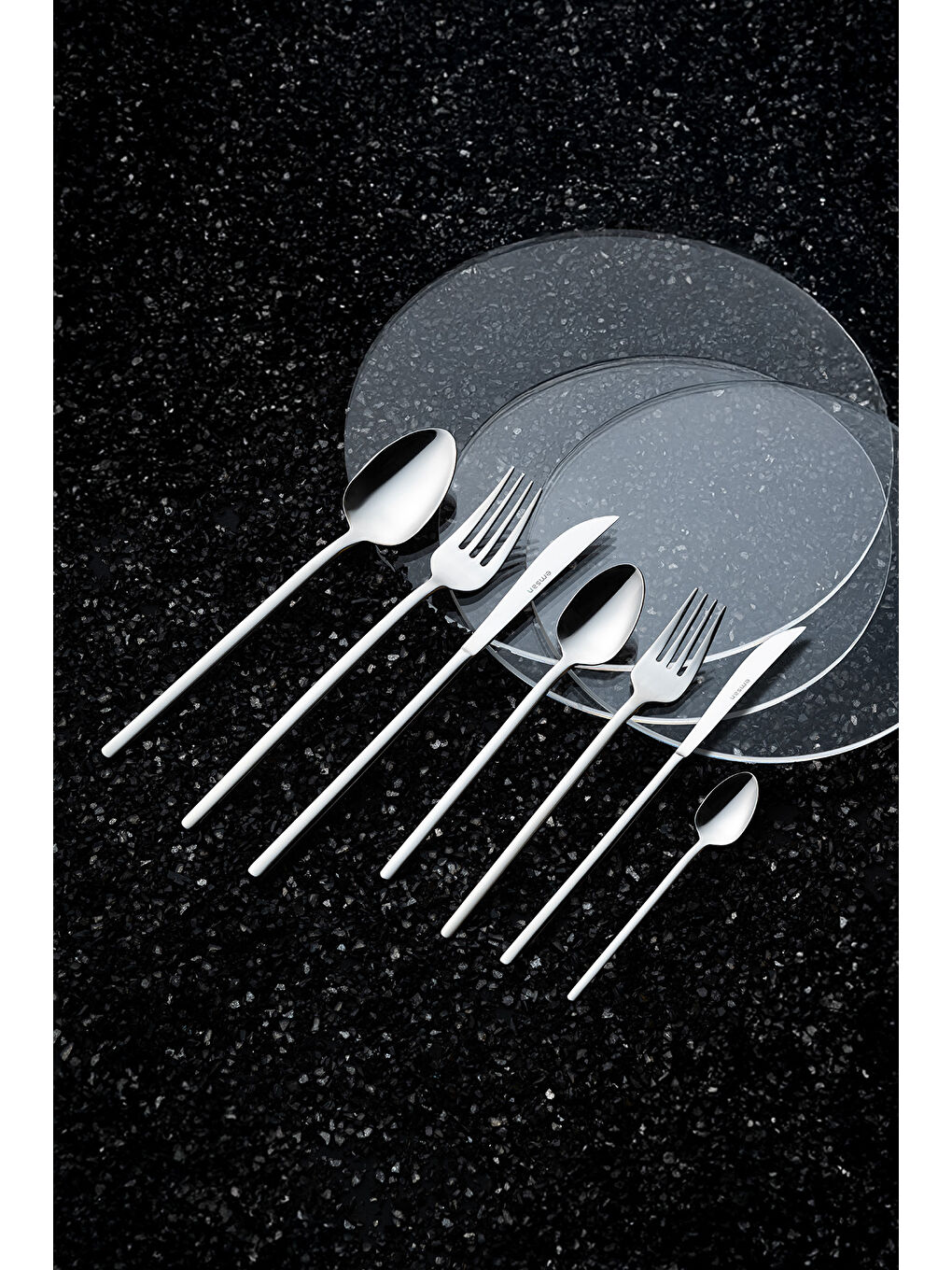 Gri Lora 84 Parça 12 Kişilik Kutulu Çatal Kaşık Bıçak Takımı-4