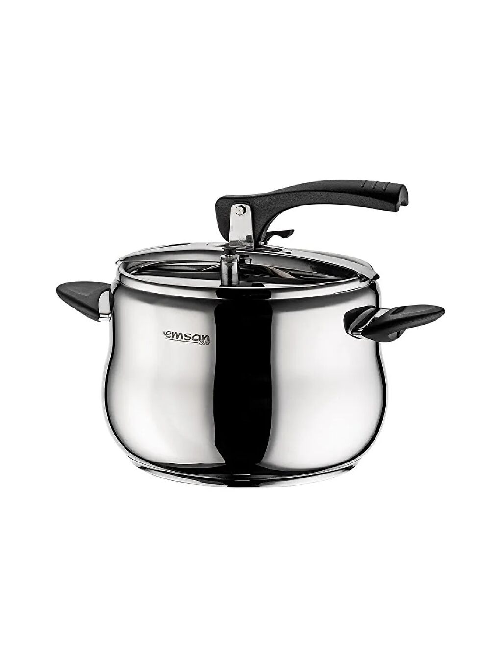 Siyah Burcu Paslanmaz Çelik Düdüklü Tencere 4 Lt-4