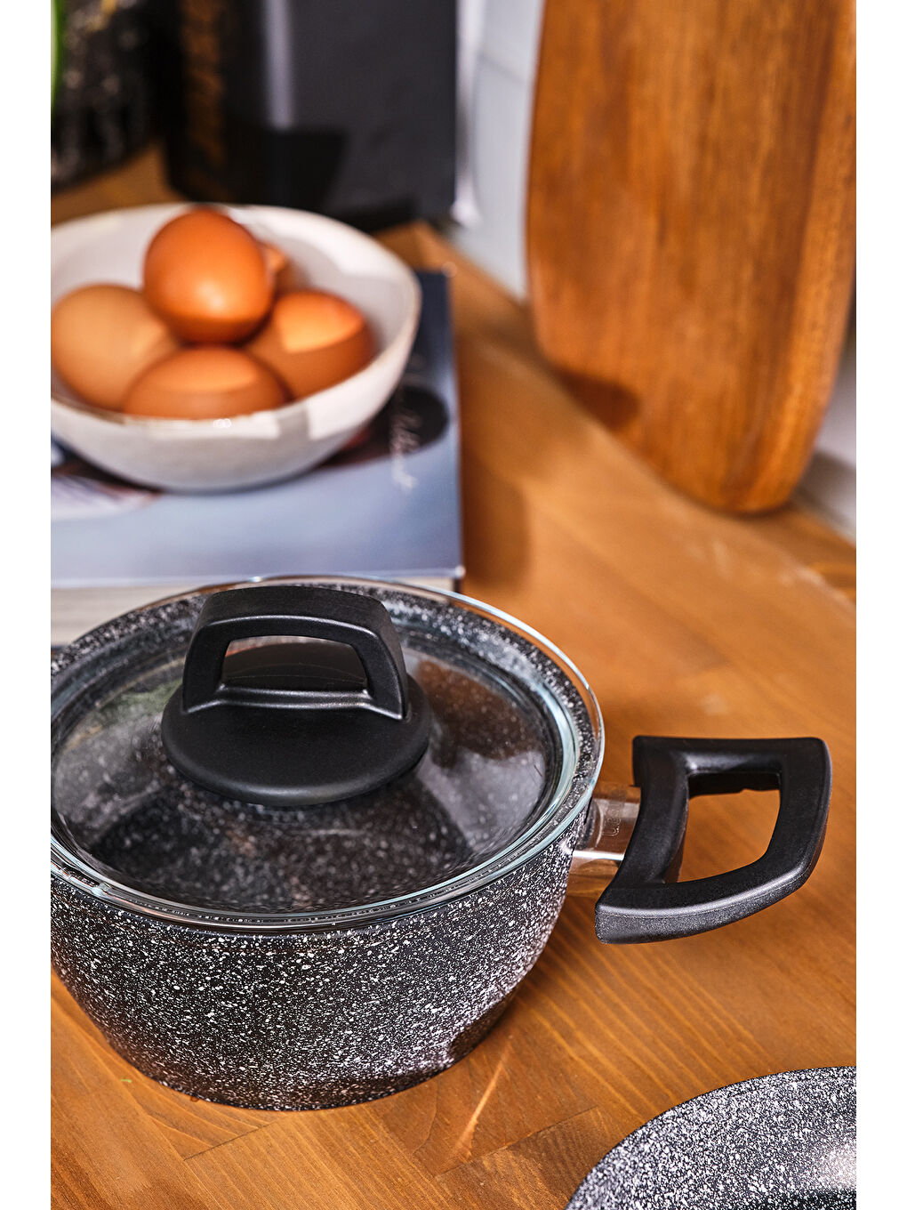 Gri Luna 4 Parça Midi Tencere Seti-4