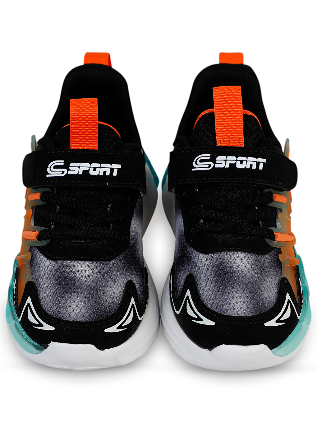 Sport Erkek Çocuk Spor Ayakkabı 26-30 Numara Siyah-Turuncu-2