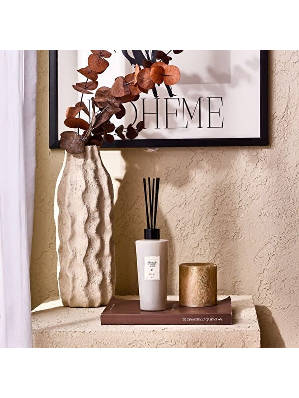 Deco French Cottage Çubuklu Oda Kokusu - Beyaz - 200 ml-4