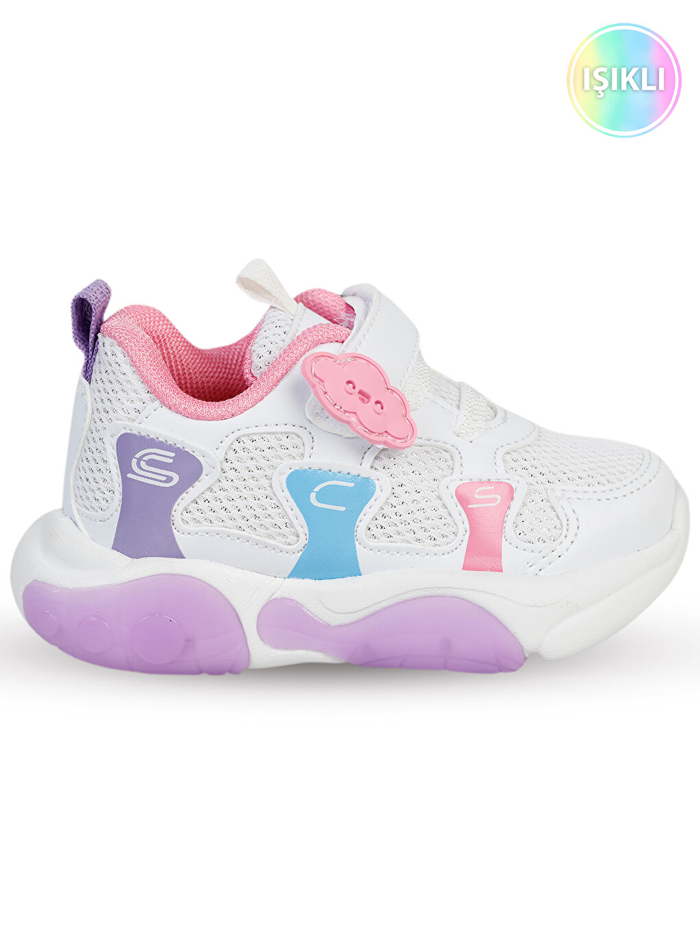 Sport Kız Çocuk Spor Ayakkabı 21-25 Numara Beyaz