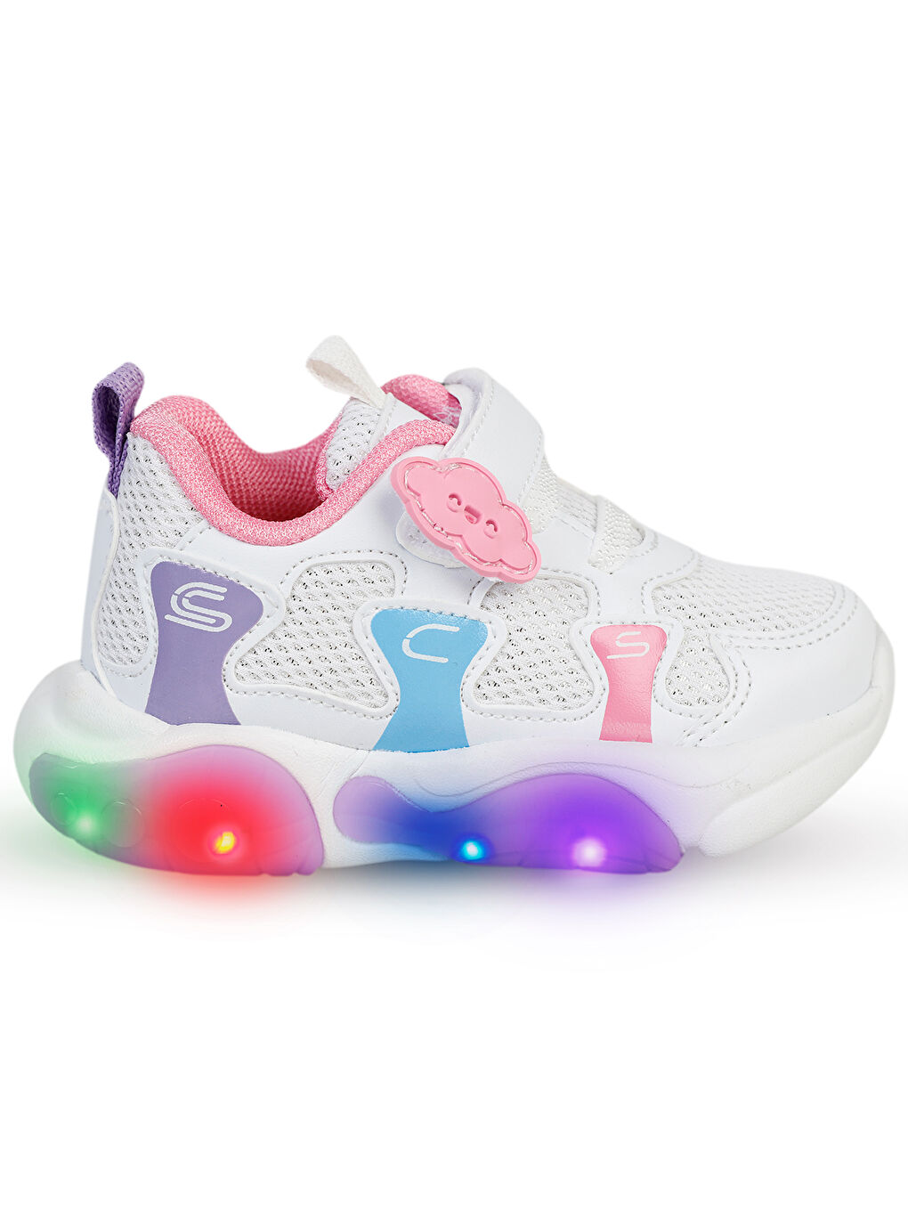 Sport Kız Çocuk Spor Ayakkabı 21-25 Numara Beyaz-5