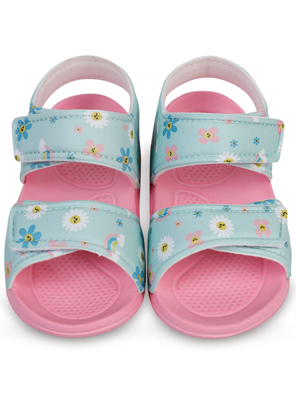 Yeşil Girls Kız Çocuk Sandalet 26-30 Numara Mint-2