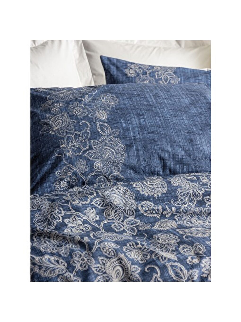 Karışık Pamuk Box Dual Çift Kişilik Nevresim Takimi Annika Bej-1