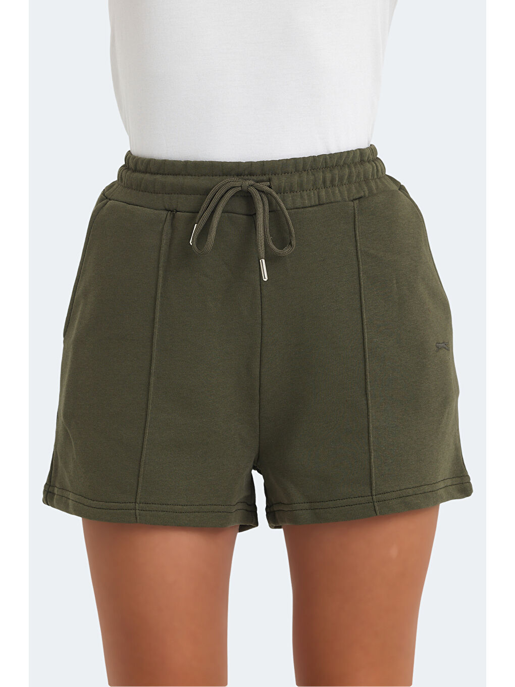 VIXI Kadın Cepli Haki Şort